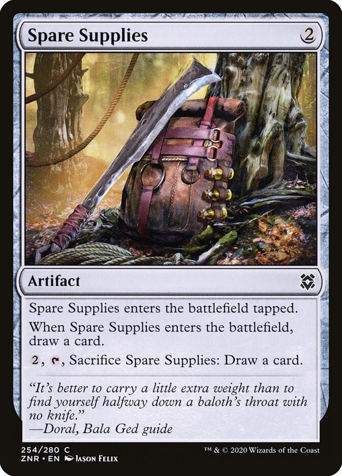 Spare Supplies — Zendikar Rising (ZNR) #254