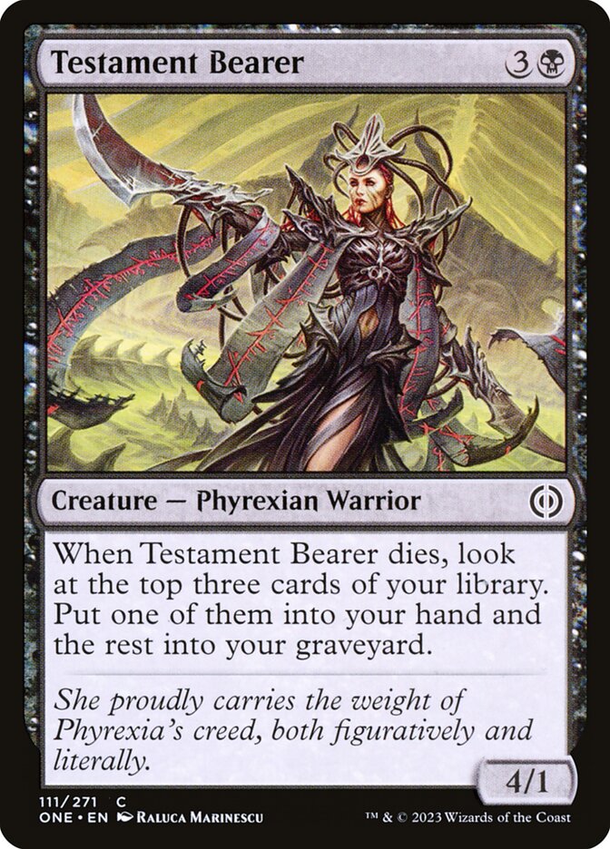 Testament Bearer — Phyrexia: All Will Be One (ONE) #111
