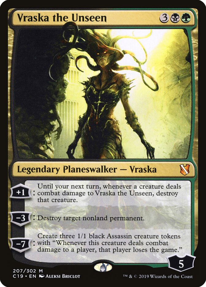 Vraska the Unseen — Commander 2019 (C19) #207