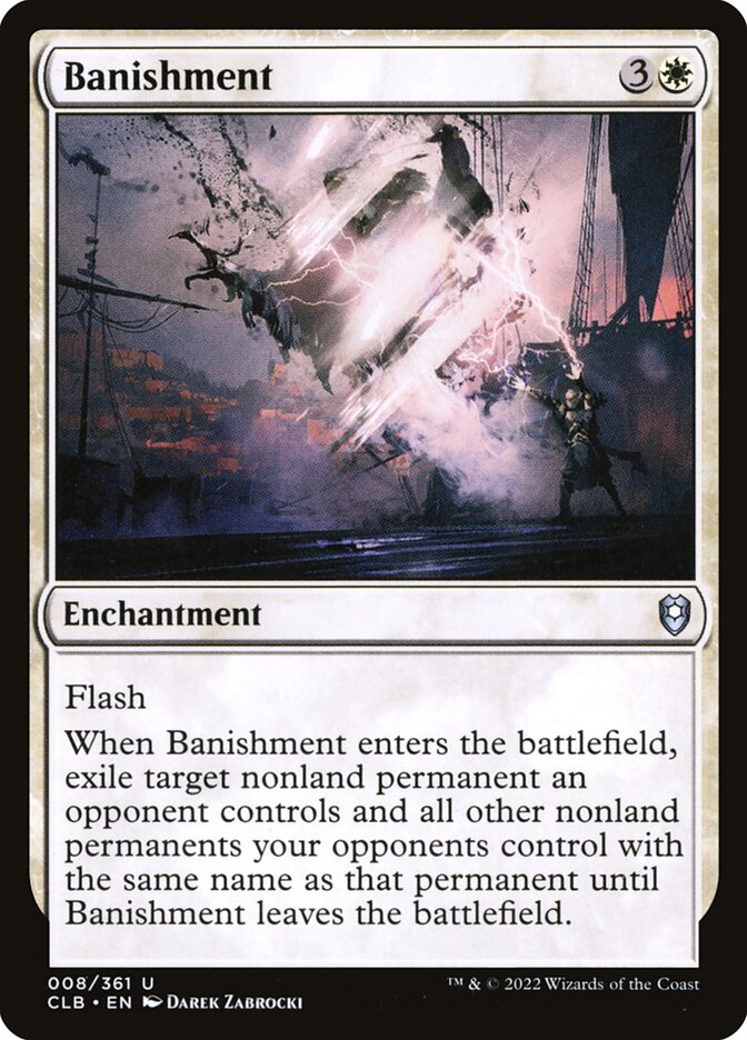 Banishment — Commander Legends: Battle for Baldur's Gate (CLB) #8