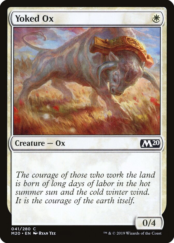 Yoked Ox — Core Set 2020 (M20) #41