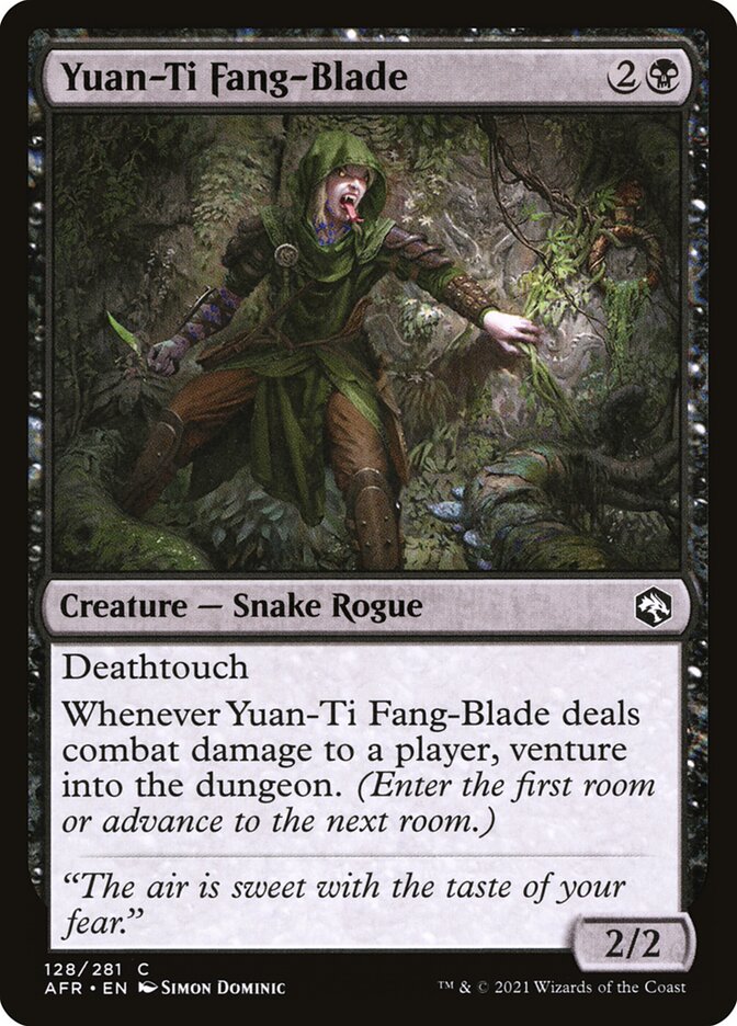 Yuan-Ti Fang-Blade — Adventures in the Forgotten Realms (AFR) #128