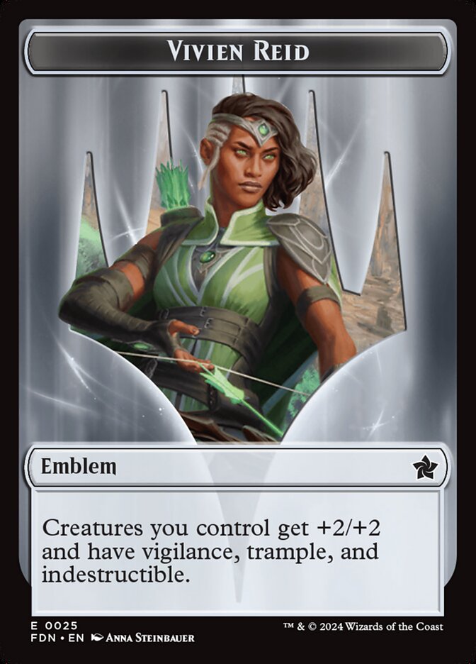 Vivien Reid Emblem — Foundations Tokens (TFDN) #25