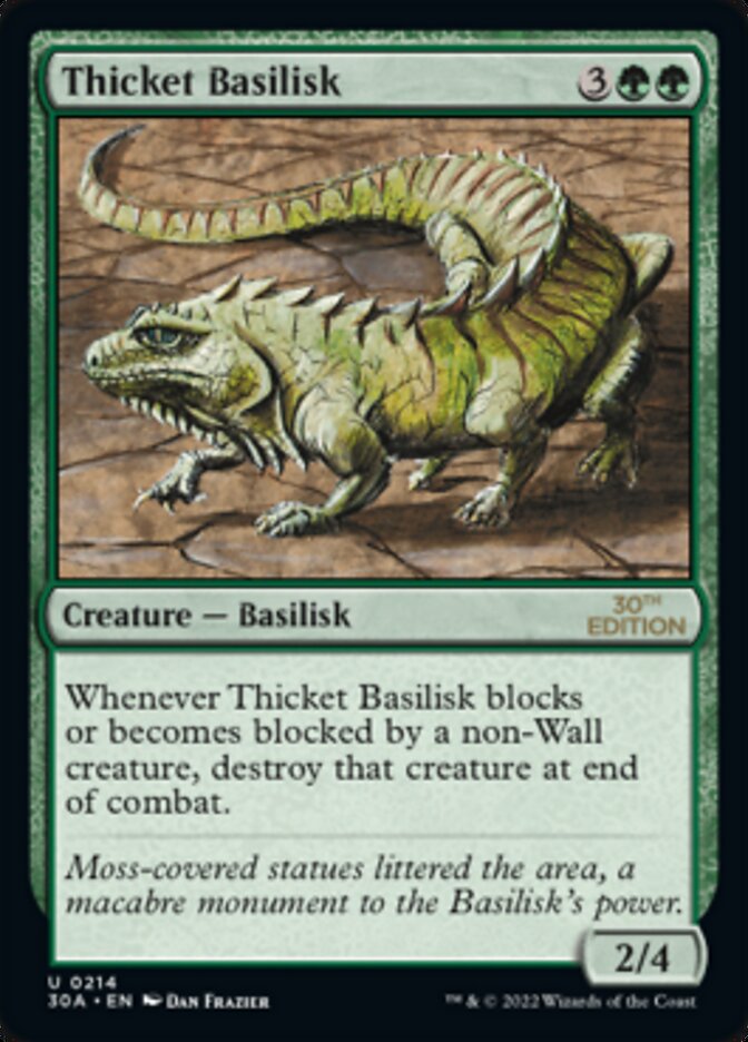 Thicket Basilisk — 30th Anniversary Edition (30A) #214