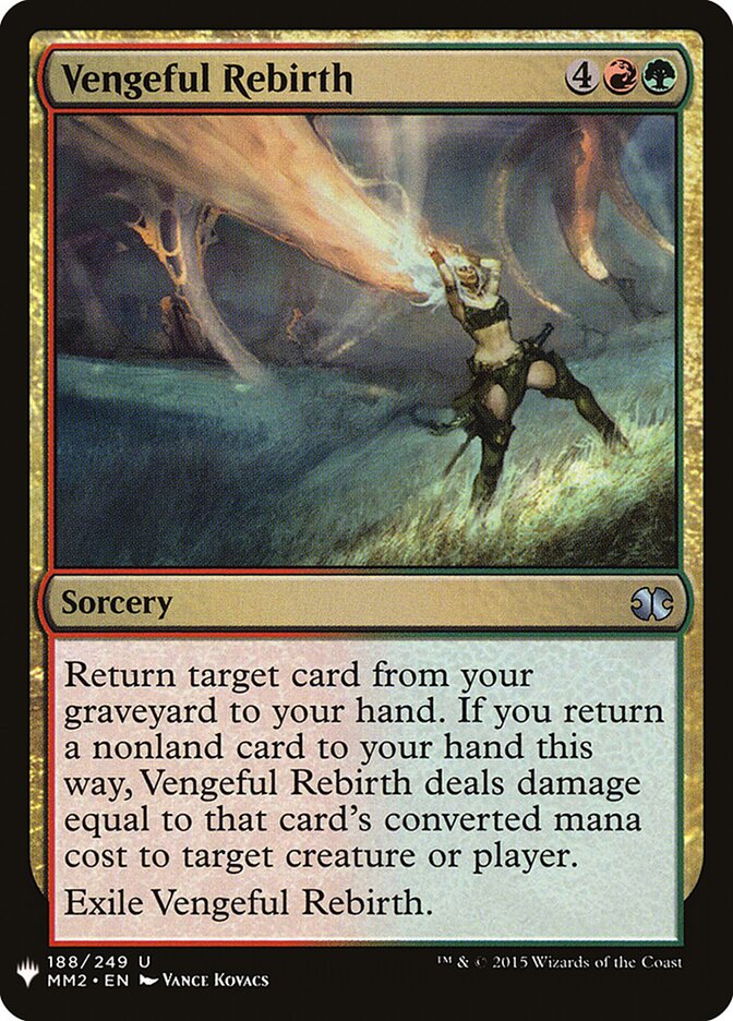 Vengeful Rebirth — The List (PLST) #MM2-188