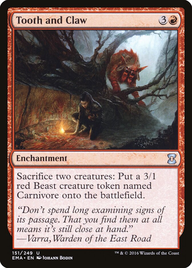 Tooth and Claw — Eternal Masters (EMA) #151