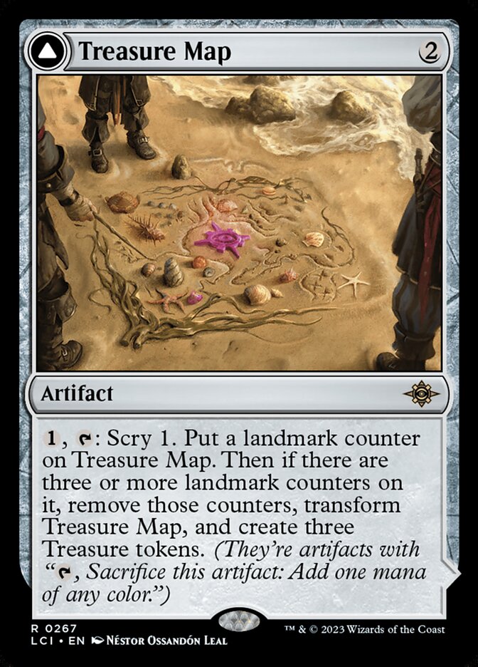 Treasure Map // Treasure Cove — The Lost Caverns of Ixalan (LCI) #267
