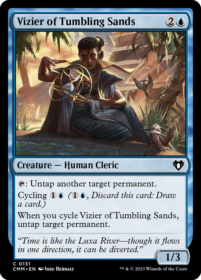 Vizier of Tumbling Sands — Commander Masters (CMM) #131