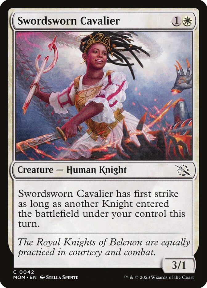Swordsworn Cavalier — March of the Machine (MOM) #42