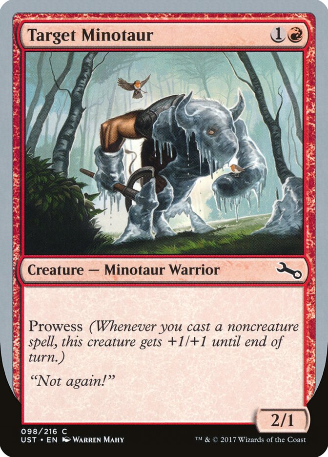 Target Minotaur — Unstable (UST) #98a