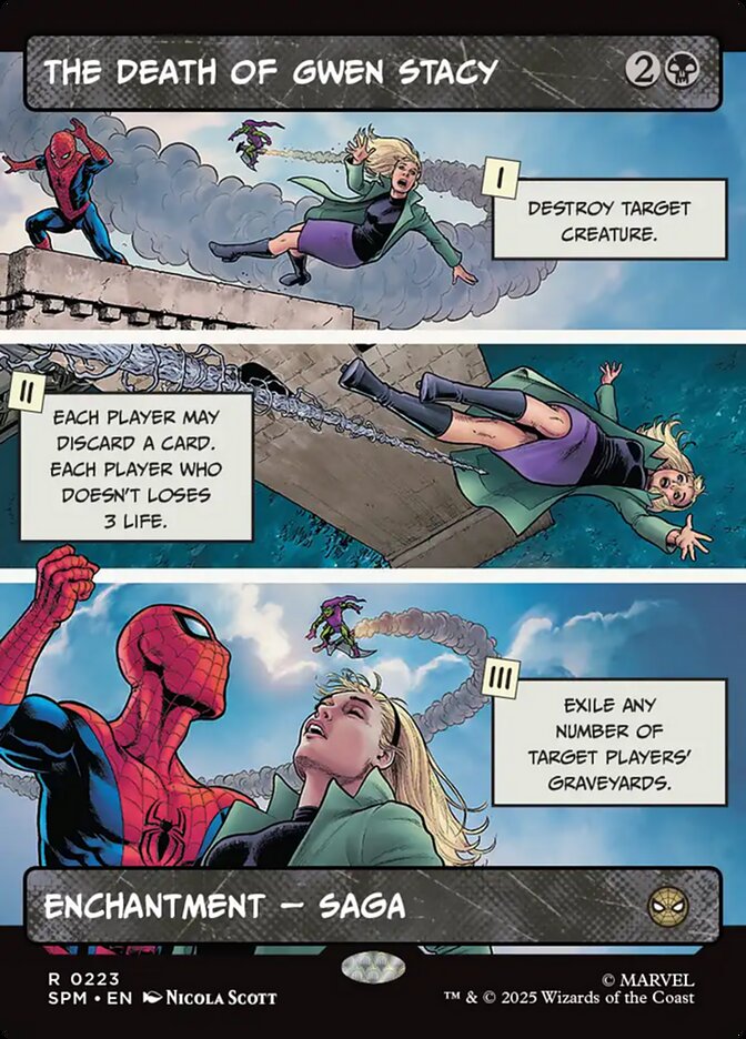 The Death of Gwen Stacy — Marvel's Spider-Man (SPM) #223