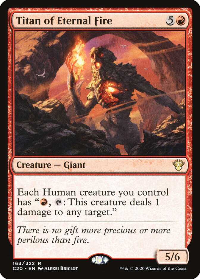 Titan of Eternal Fire — Commander 2020 (C20) #163