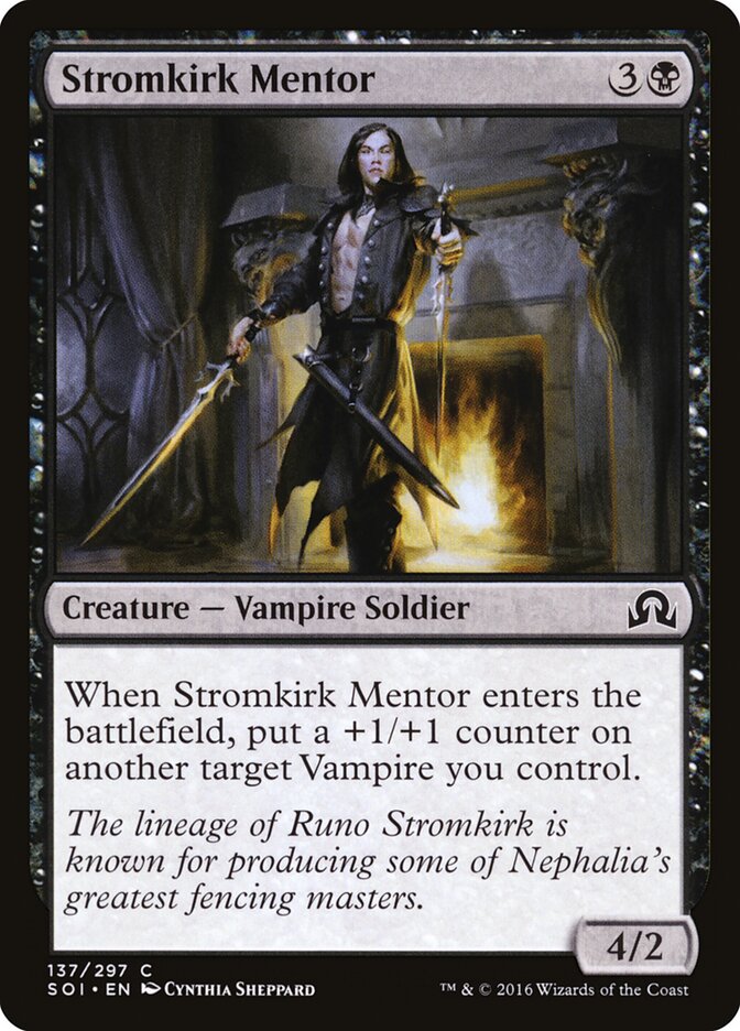 Stromkirk Mentor — Shadows over Innistrad (SOI) #137