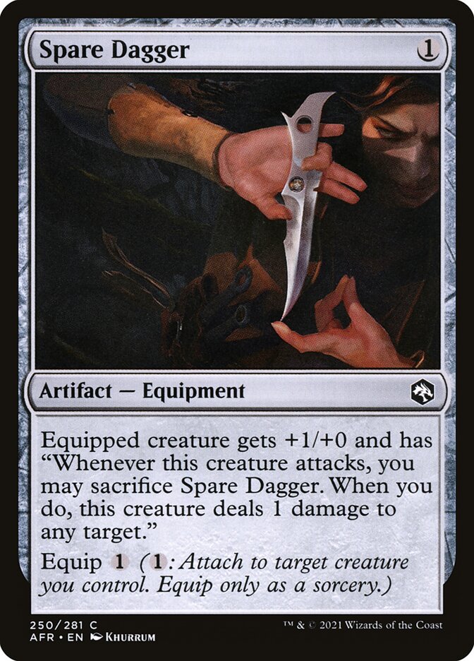 Spare Dagger — Adventures in the Forgotten Realms (AFR) #250