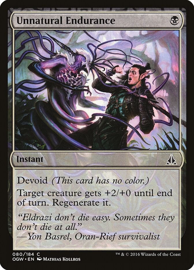 Unnatural Endurance — Oath of the Gatewatch (OGW) #80