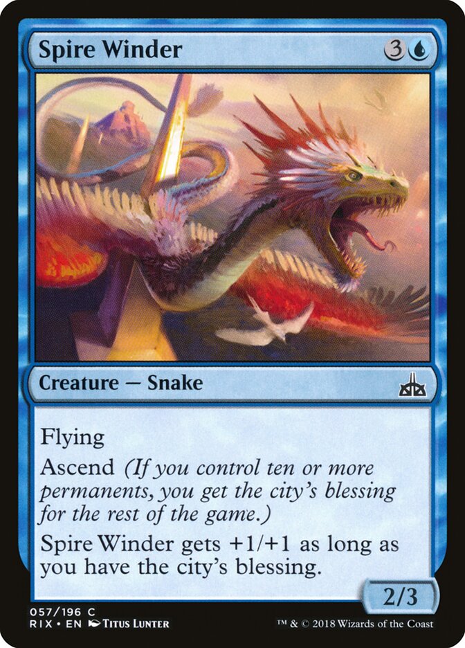 Spire Winder — Rivals of Ixalan (RIX) #57