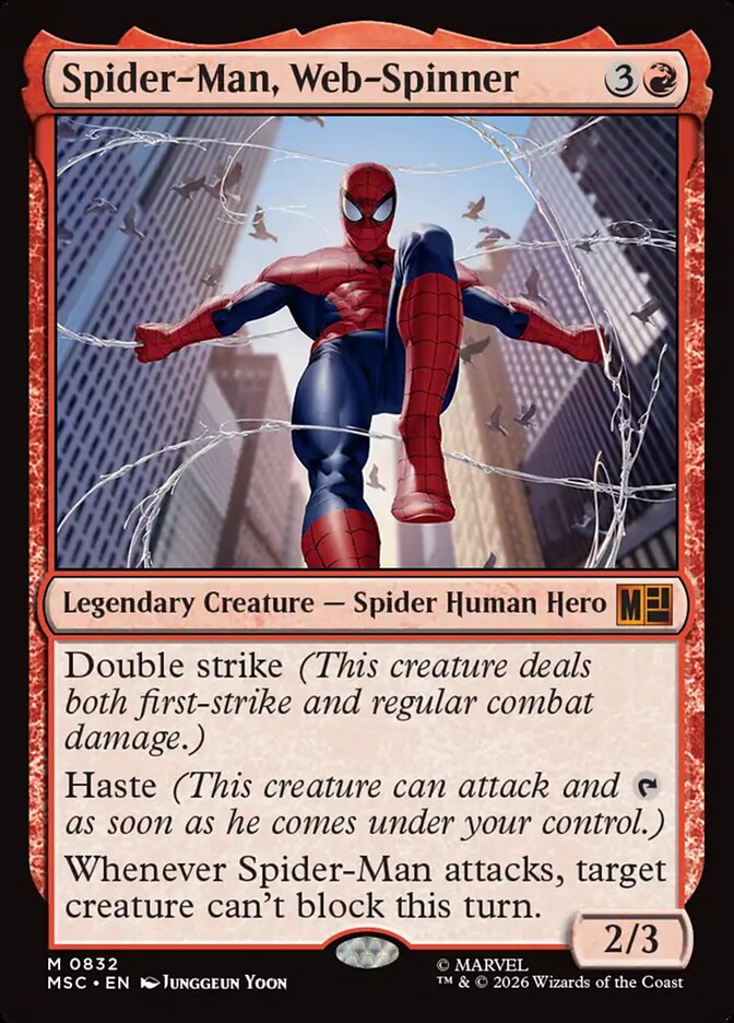 Spider-Man, Web-Spinner — Marvel Super Heroes Commander (MSC) #832