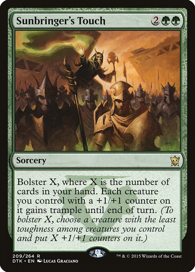 Sunbringer's Touch — Dragons of Tarkir (DTK) #209
