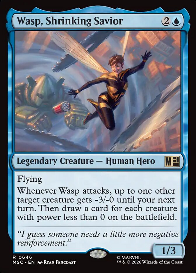 Wasp, Shrinking Savior — Marvel Super Heroes Commander (MSC) #646