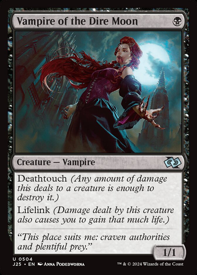 Vampire of the Dire Moon — Foundations Jumpstart (J25) #504