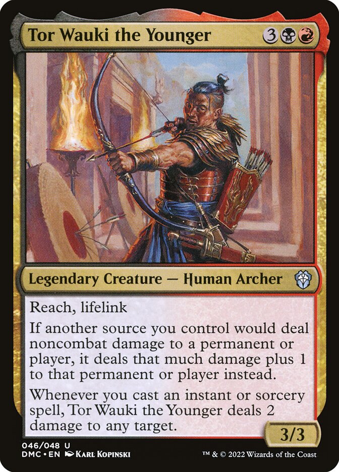 Tor Wauki the Younger — Dominaria United Commander (DMC) #46