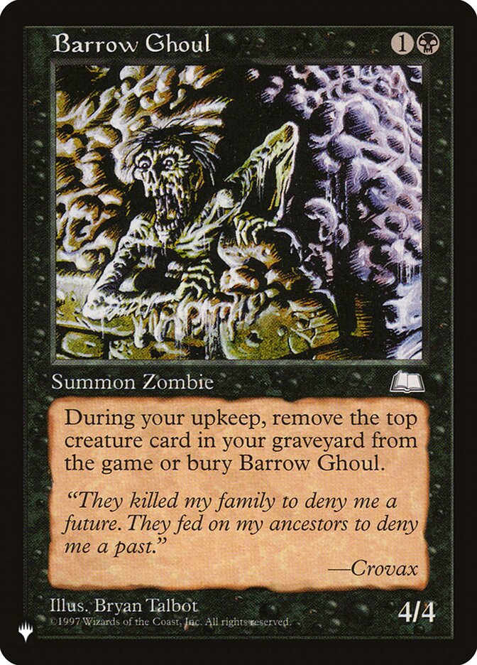 Barrow Ghoul — The List (PLST) #WTH-61