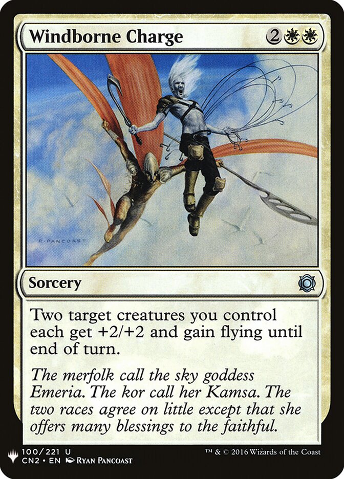 Windborne Charge — The List (PLST) #CN2-100