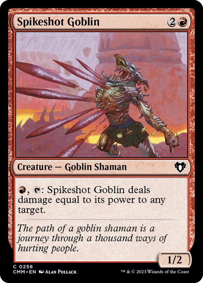 Spikeshot Goblin — Commander Masters (CMM) #256