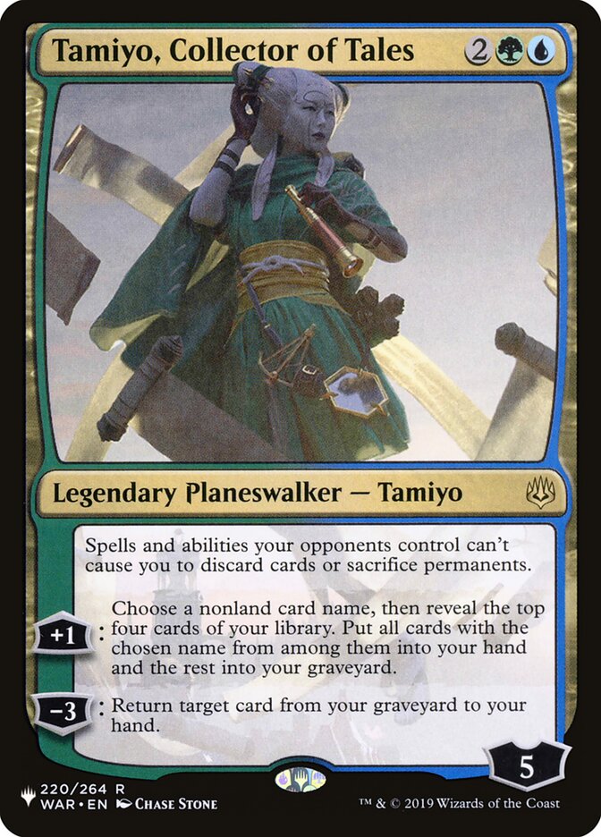 Tamiyo, Collector of Tales — The List (PLST) #WAR-220