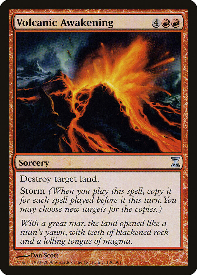 Volcanic Awakening — Time Spiral (TSP) #186