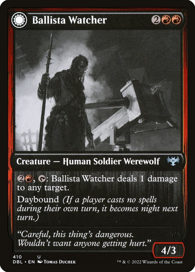 Ballista Watcher // Ballista Wielder — Innistrad: Double Feature (DBL) #410