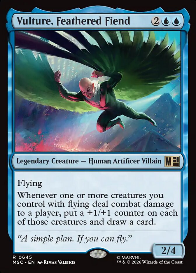 Vulture, Feathered Fiend — Marvel Super Heroes Commander (MSC) #645