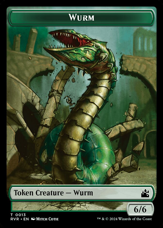 Wurm — Ravnica Remastered Tokens (TRVR) #13