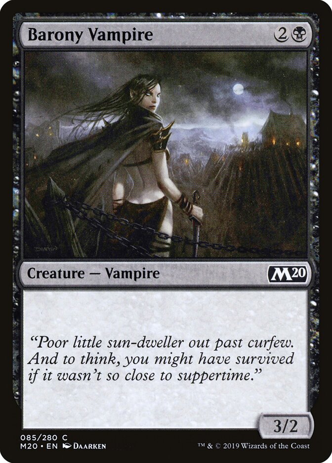 Barony Vampire — Core Set 2020 (M20) #85