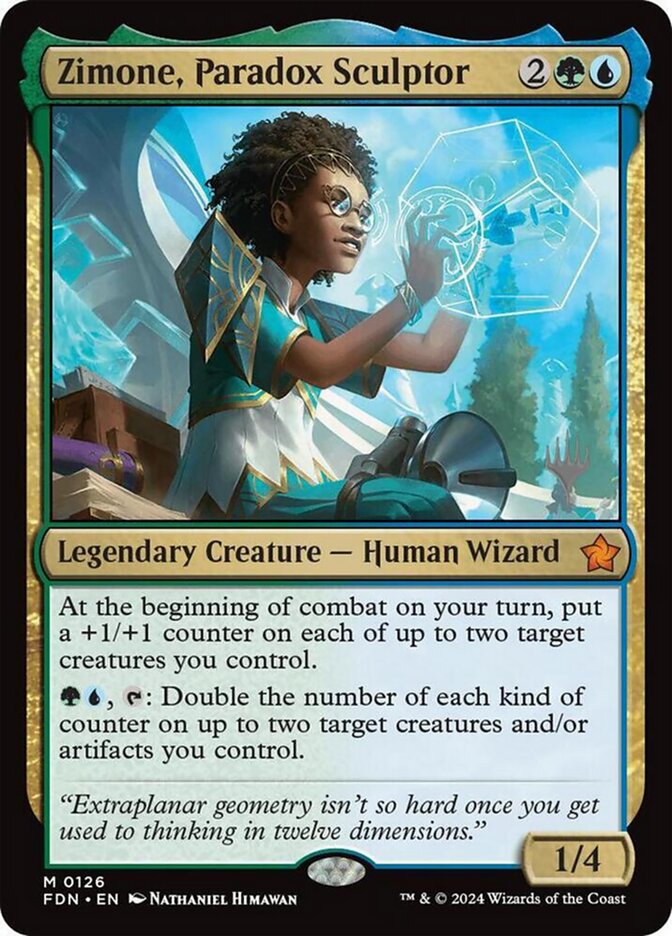 Zimone, Paradox Sculptor — Foundations Promos (PFDN) #126p