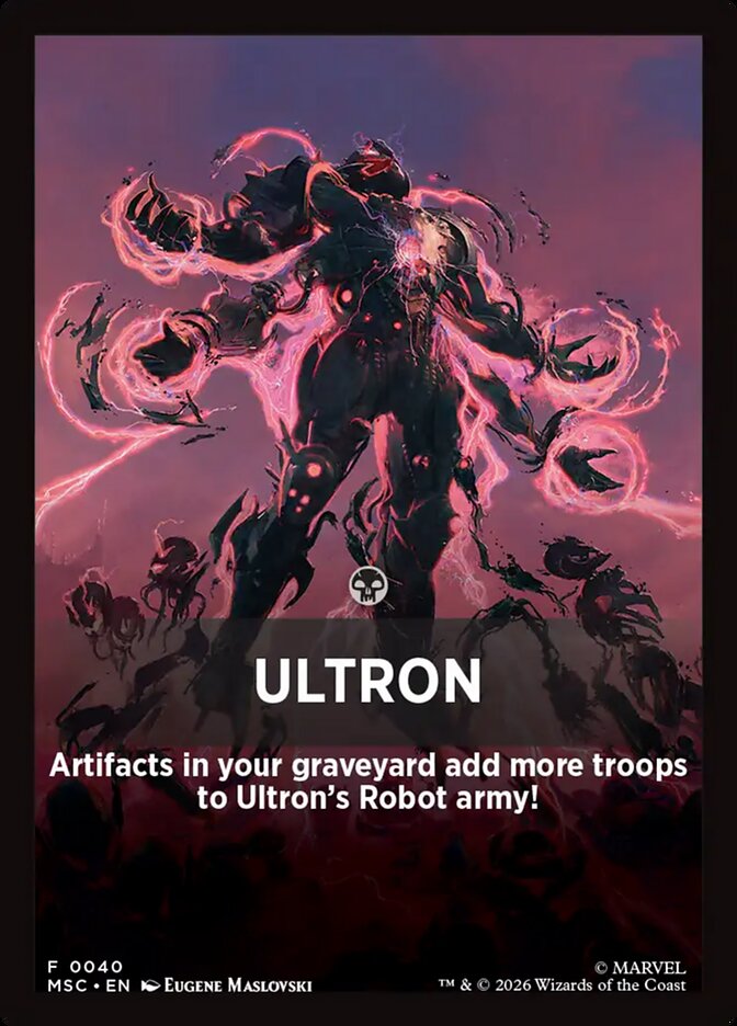 Ultron — Marvel Super Heroes Jumpstart Front Cards (FMSC) #40