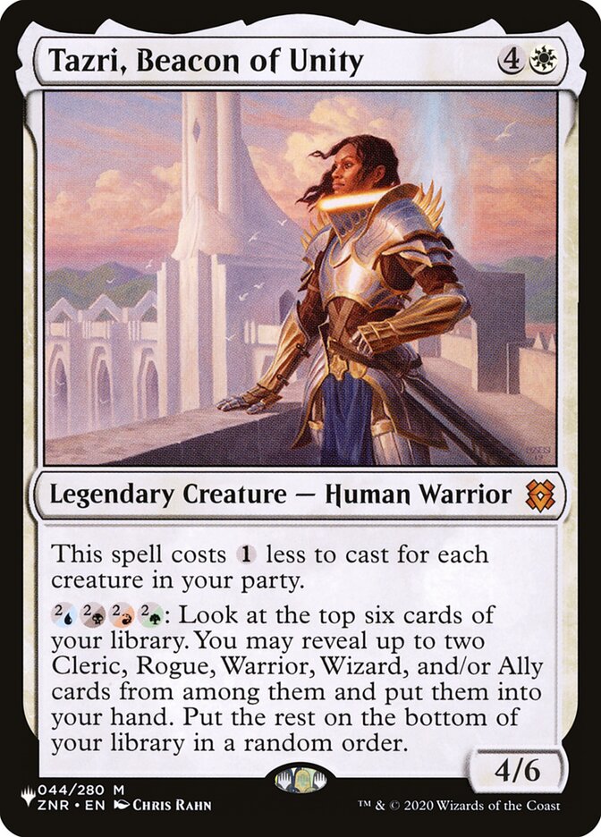 Tazri, Beacon of Unity — The List (PLST) #ZNR-44