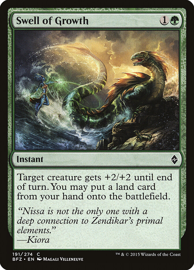 Swell of Growth — Battle for Zendikar (BFZ) #191