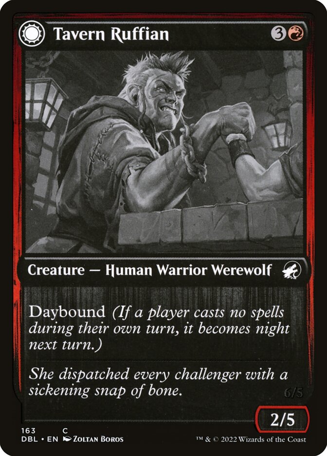 Tavern Ruffian // Tavern Smasher — Innistrad: Double Feature (DBL) #163