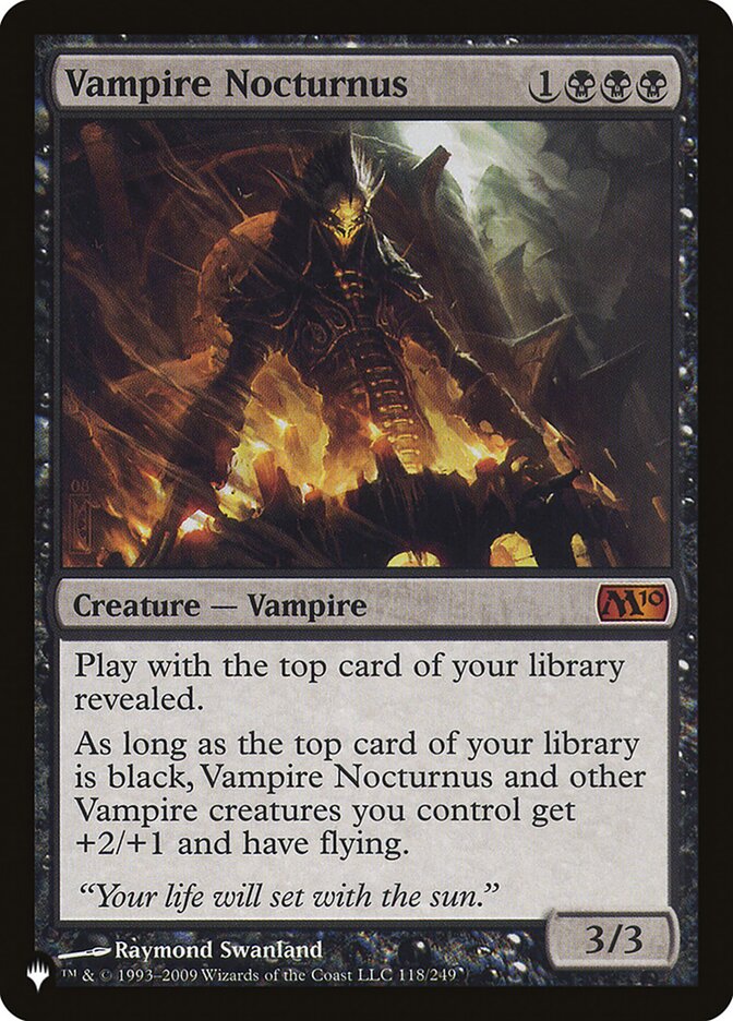 Vampire Nocturnus — The List (PLST) #M10-118