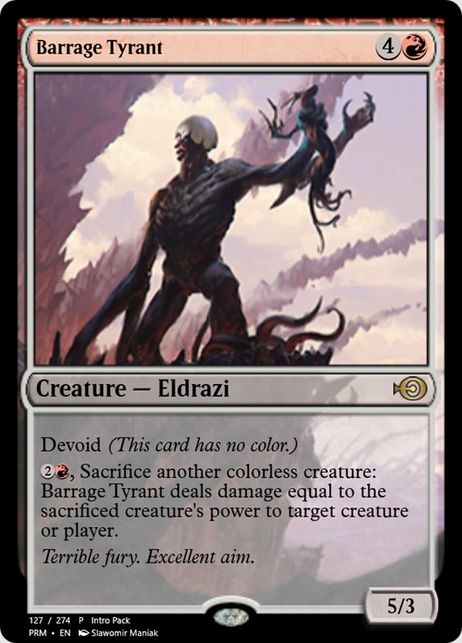 Barrage Tyrant — Magic Online Promos (PRM) #58249