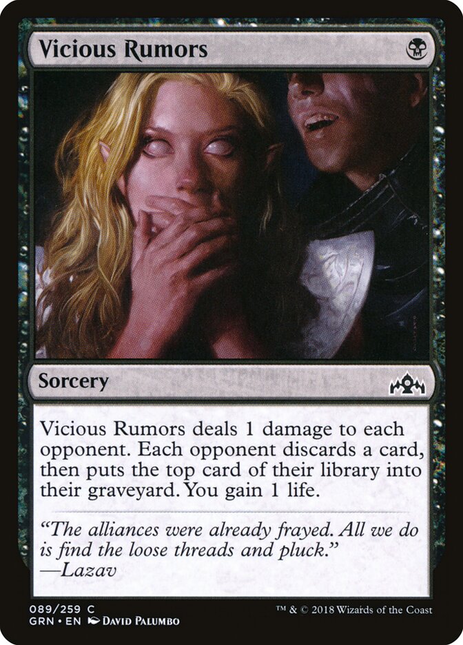 Vicious Rumors — Guilds of Ravnica (GRN) #89
