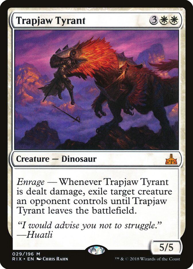 Trapjaw Tyrant — Rivals of Ixalan (RIX) #29