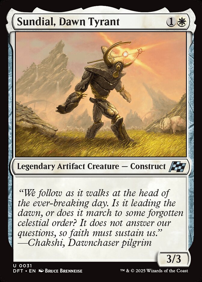 Sundial, Dawn Tyrant — Aetherdrift (DFT) #31