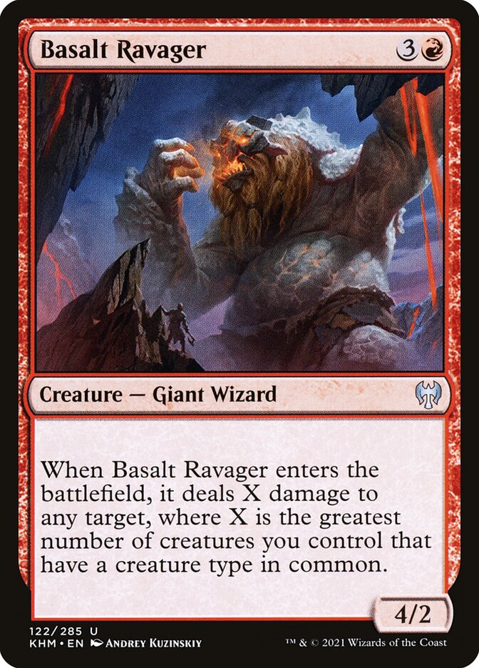 Basalt Ravager — Kaldheim (KHM) #122
