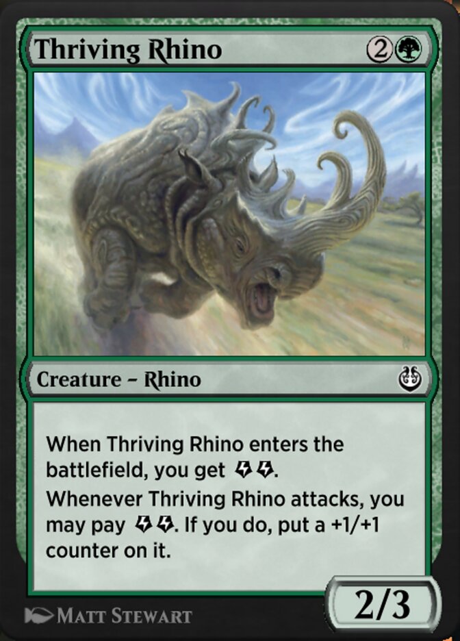 Thriving Rhino — Kaladesh Remastered (KLR) #183