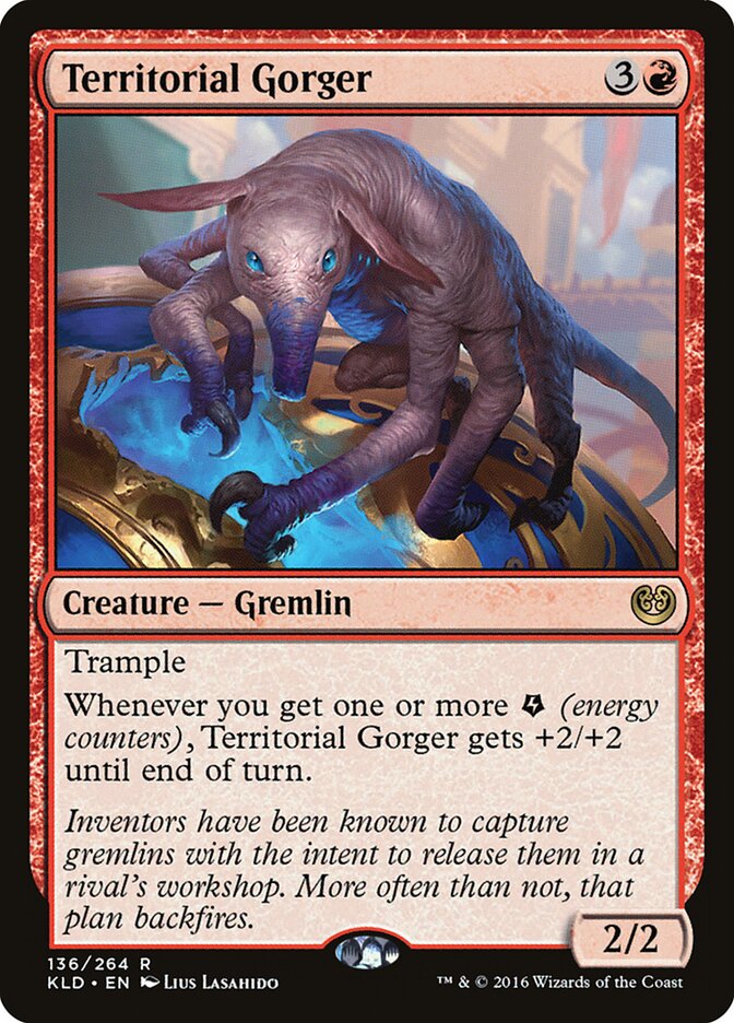 Territorial Gorger — Kaladesh (KLD) #136