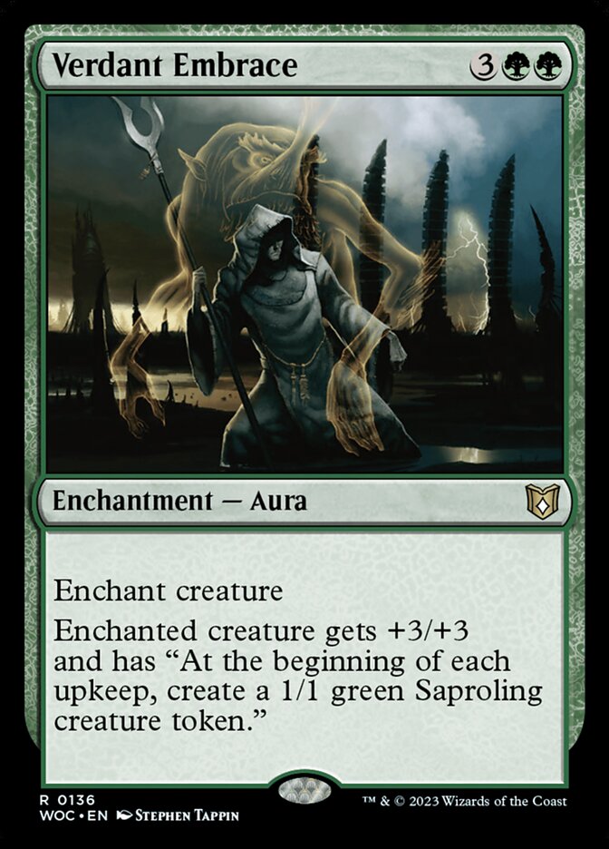 Verdant Embrace — Wilds of Eldraine Commander (WOC) #136