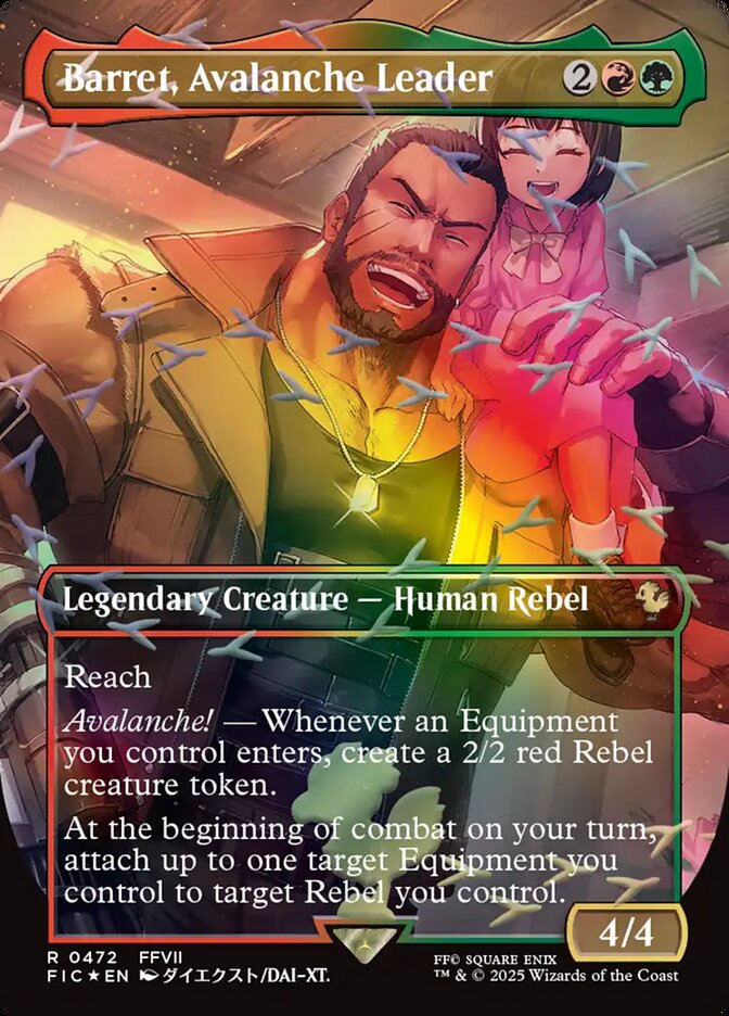 Barret, Avalanche Leader — Final Fantasy Commander (FIC) #472