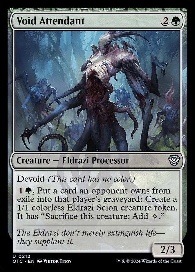 Void Attendant — Outlaws of Thunder Junction Commander (OTC) #212